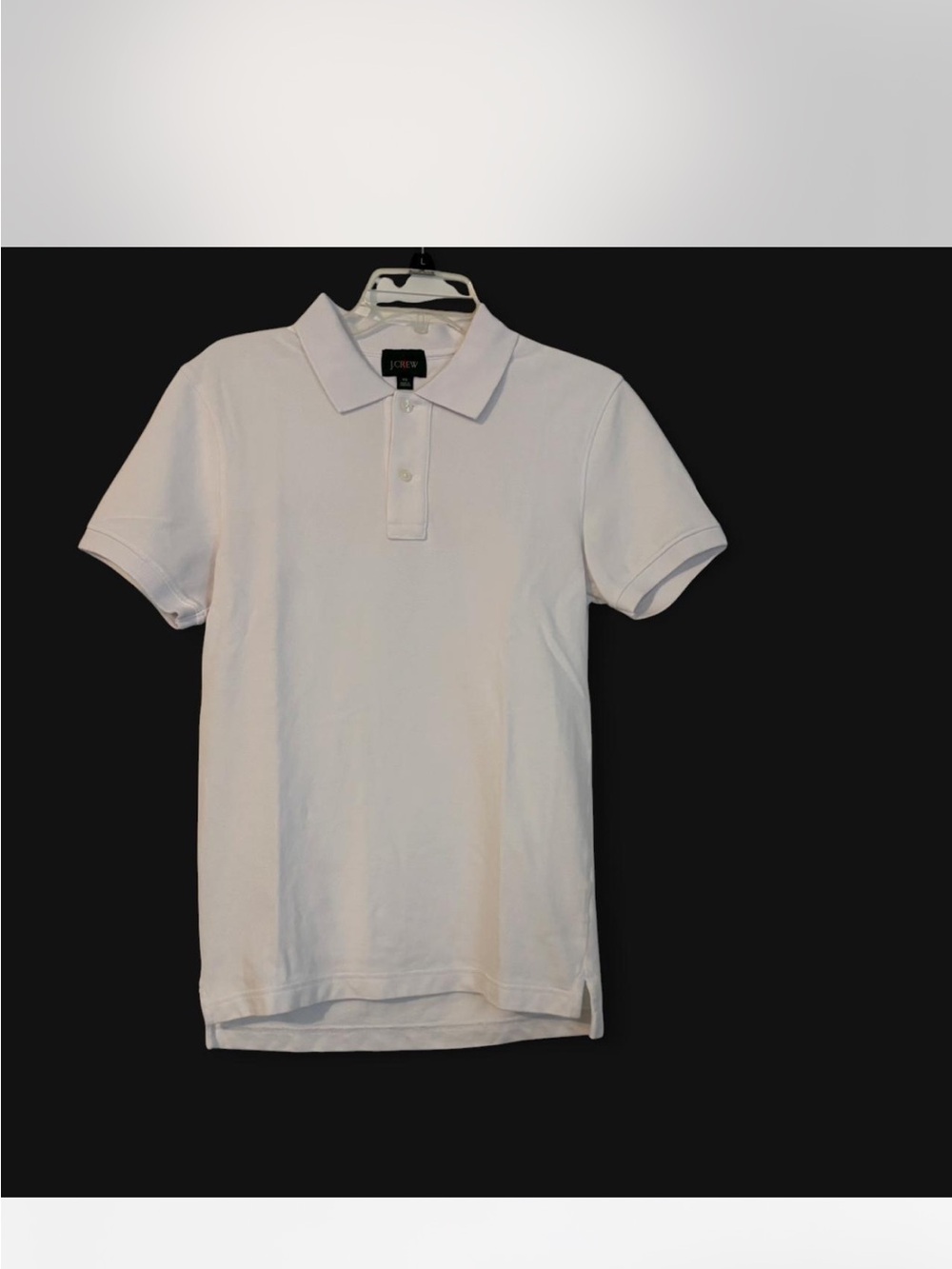 J. Crew Men’s Light White Polo Shirt